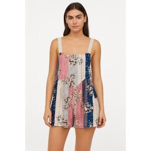 MSRP $49 Boho Floral Jumper Floral Romper Size M | SAME DAY SHIP or NEXT DAY